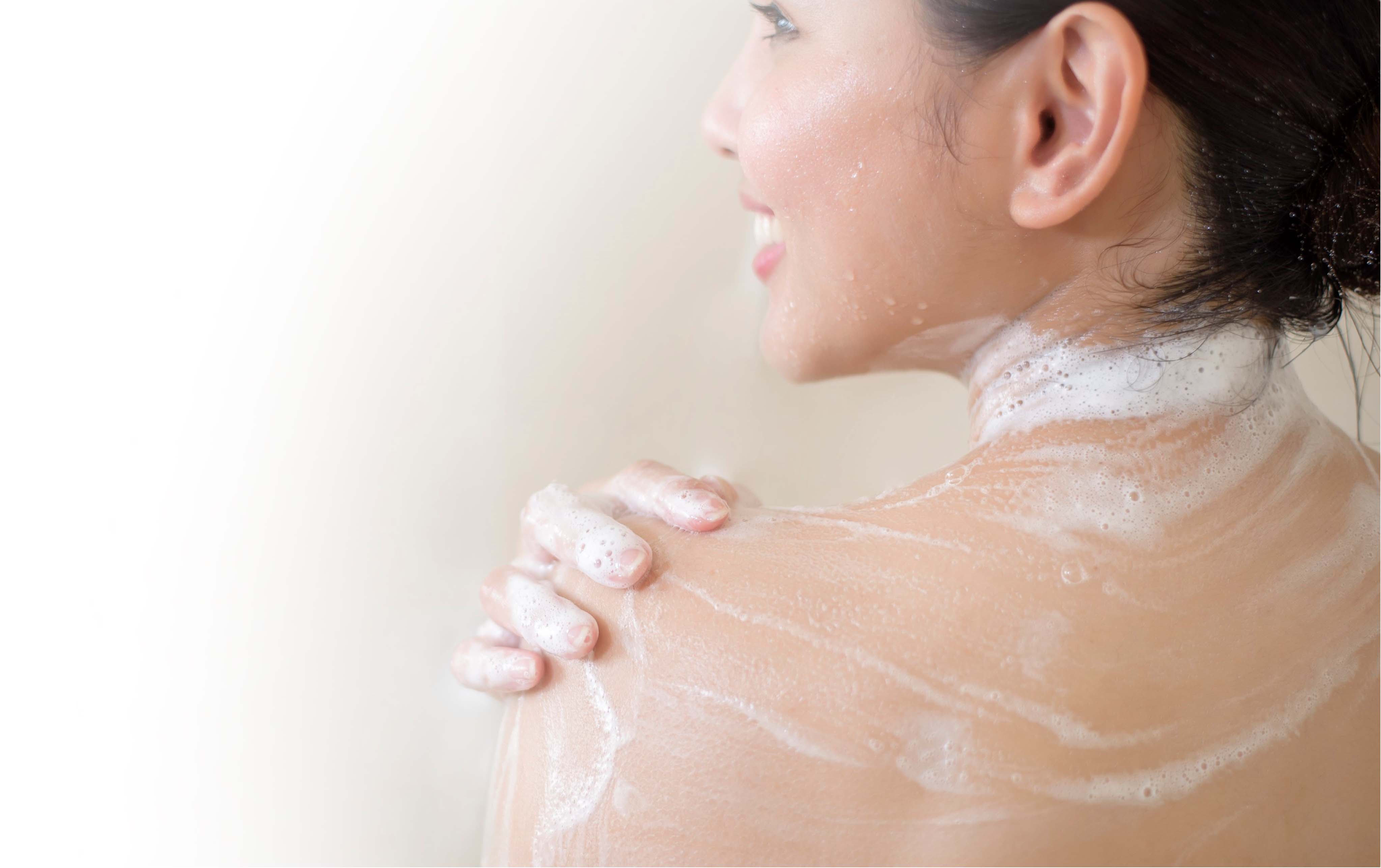 Luxury body wash bottle